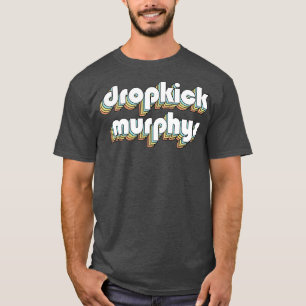 Camiseta Dropkick Murphys Retro Rainbow Typography Faded St
