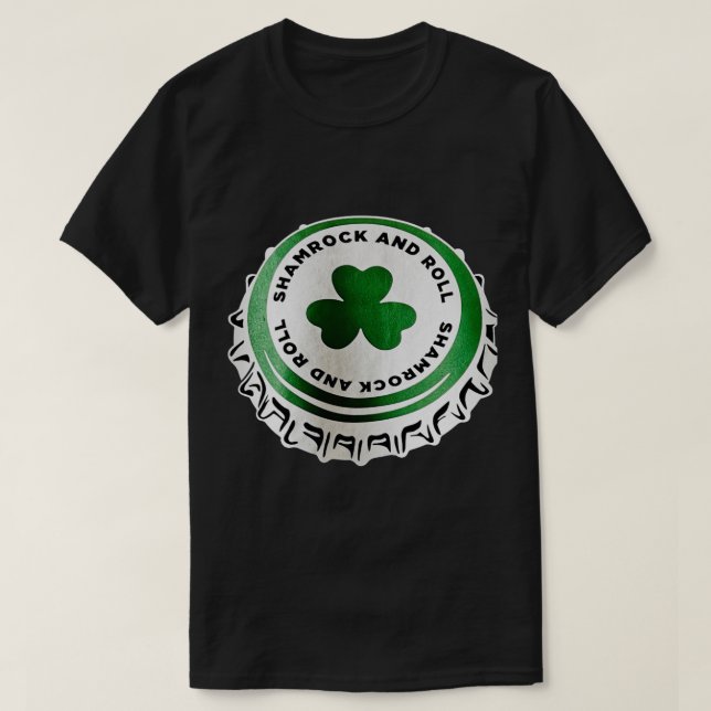 Camiseta Dropkick Murphys Shamrock and Roll 1996 (Diseño del anverso)