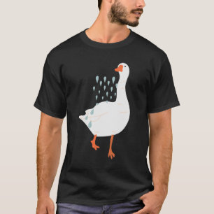 Camiseta Droplets de lluvia que se derrumban de vuelta en g