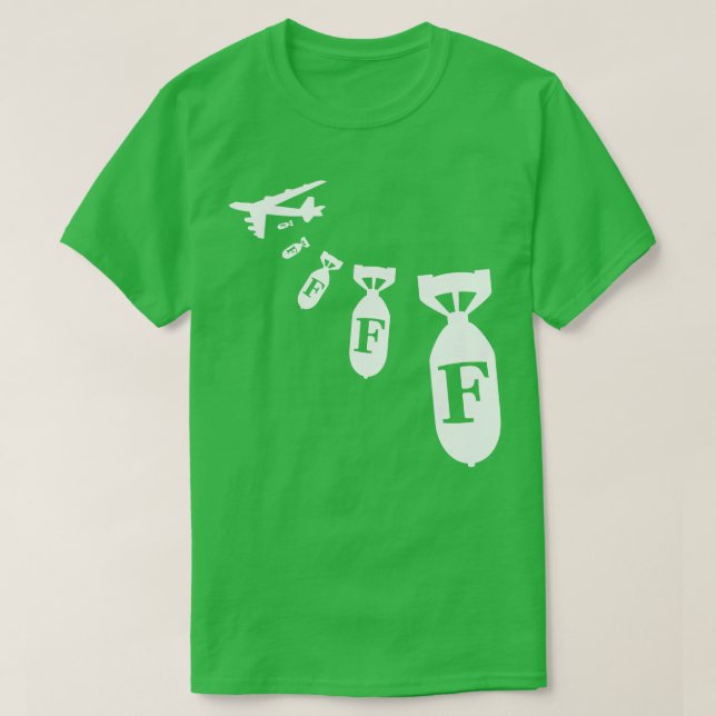 Camiseta Droppin FBombs (Diseño del anverso)