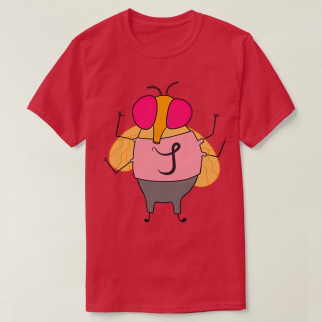 Camiseta Drosophila amarilla mutante 1 (Diseño del anverso)