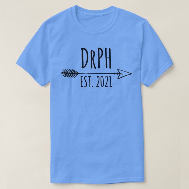 Camiseta DrPH Est 2021 Médica de Salud Pública 2021 Graduad (Diseño del anverso)