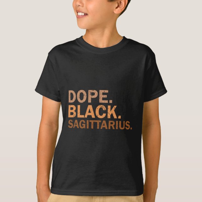 Camiseta Drug Black Sagittarius Melanin African Zodiac Sagi (Anverso)
