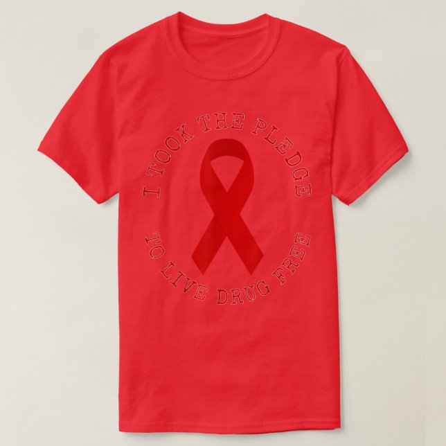 Camiseta Drug Free Zone T  (Diseño del anverso)