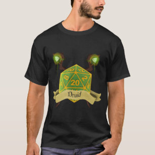 Camiseta Druid Dungeons and Dragons Dice