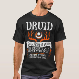 Camiseta Druid El Campeón De La Naturaleza - Dungeons Drago