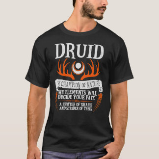Camiseta DRUID, THE CHAMPION OF NATURE - Dungeons &amp; Dra