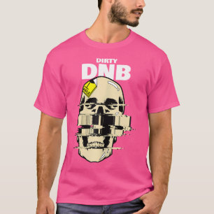 Camiseta Drum And Bass Dirty Dnb Skull Drum N Bass