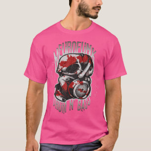 Camiseta Drum And Bass Dnb Neurofunk Dj Space Drum