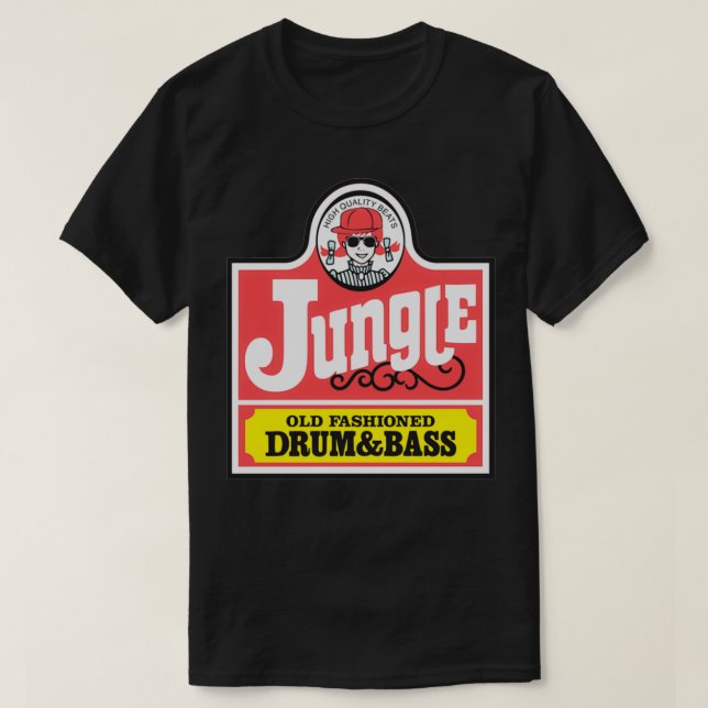 Camiseta Drum And Bass Jungle Quality by FAKE NEWZ DESIGNS  (Diseño del anverso)
