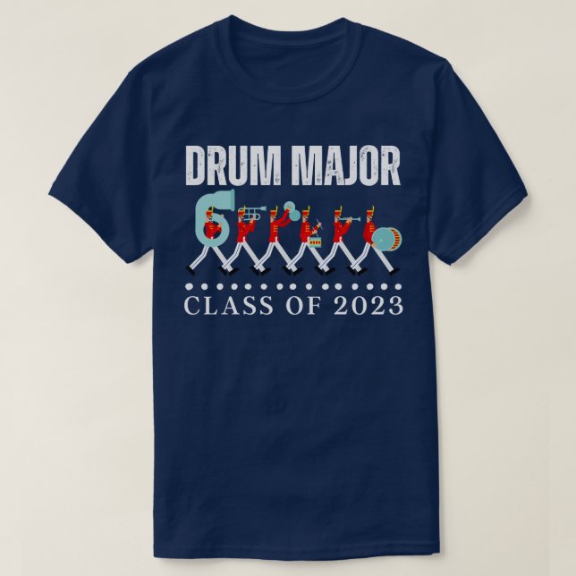Camiseta Drum Clase Mayor de Banda de Marcha Senior 2023 (Diseño del anverso)