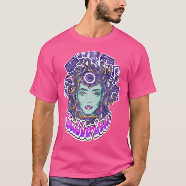 Camiseta Drum N Bass Hardstyle Frenchcore Gabber Devil Goa (Anverso)