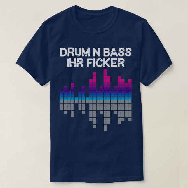 Camiseta Drum N Bass Synth Music Dj (Diseño del anverso)