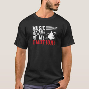 Camiseta Drum Player Percussion Rock Roll Drummer