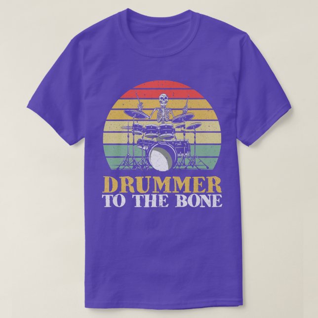 Camiseta Drum Player Skeleton Drummer  (Diseño del anverso)