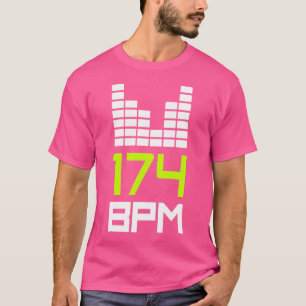 Camiseta Drum Y Bass 174 Bpm Dnb Music Liquid Jungle Edm