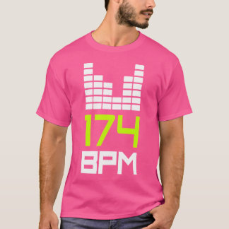 Camiseta Drum Y Bass 174 Bpm Dnb Music Liquid Jungle Edm