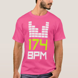 Camiseta Drum Y Bass 174 Bpm Dnb Music Liquid Jungle Edm
