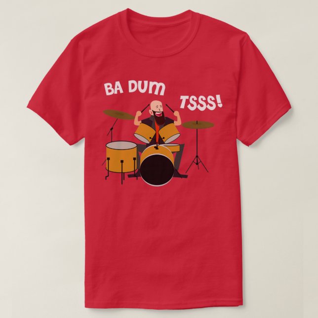 Camiseta Drummer Badumtss (Diseño del anverso)