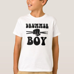 Camiseta Drummer Boy Funny Drums