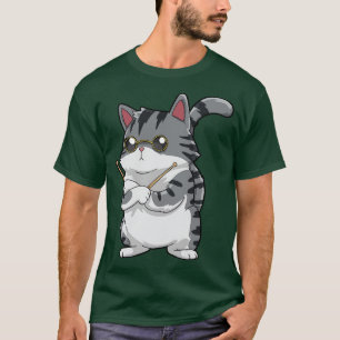 Camiseta Drummer Cat Drumming