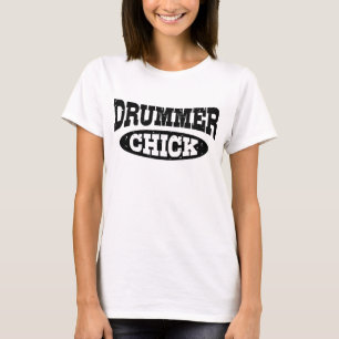 Camiseta Drummer Chick