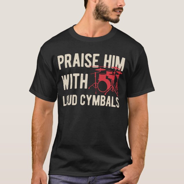 Camiseta Drummer cristiano (Anverso)