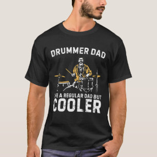 Camiseta Drummer Dad Musical Drum Men Apparthys Funny Drums