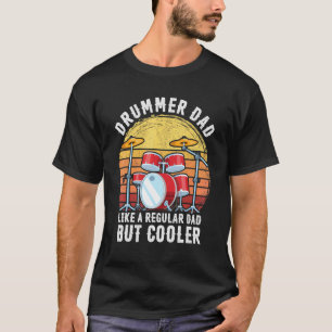 Camiseta Drummer Dad Musical Drum Men Apparthys Padres