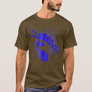 Camiseta Drummer Drum Sticks Músico Tee