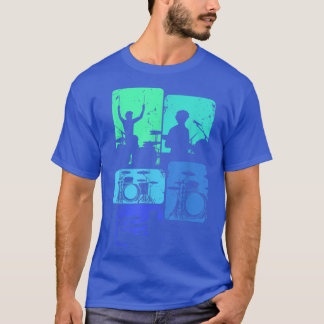 Camiseta Drummer Drum Sticks Rock & Roll Niños Hombres