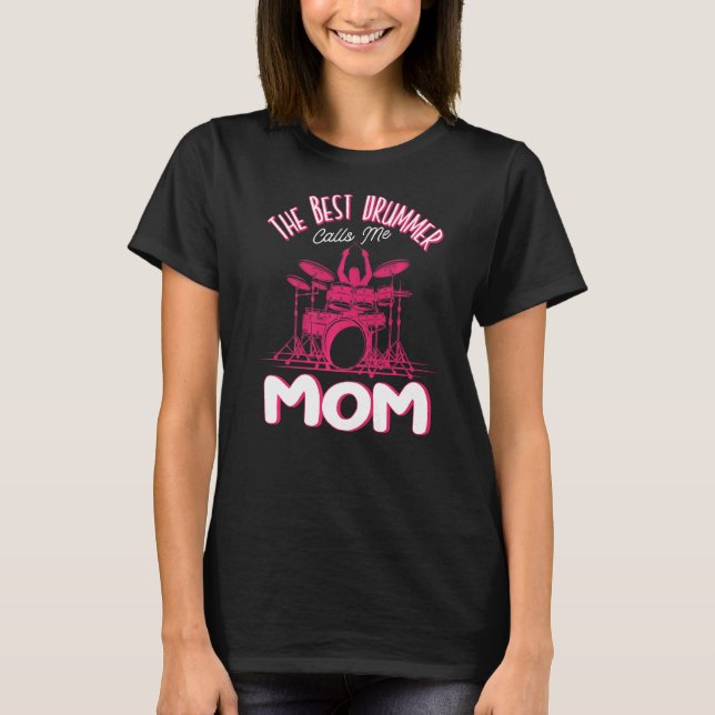 Camiseta Drummer Drumming Música Drusician Drumset (Anverso)