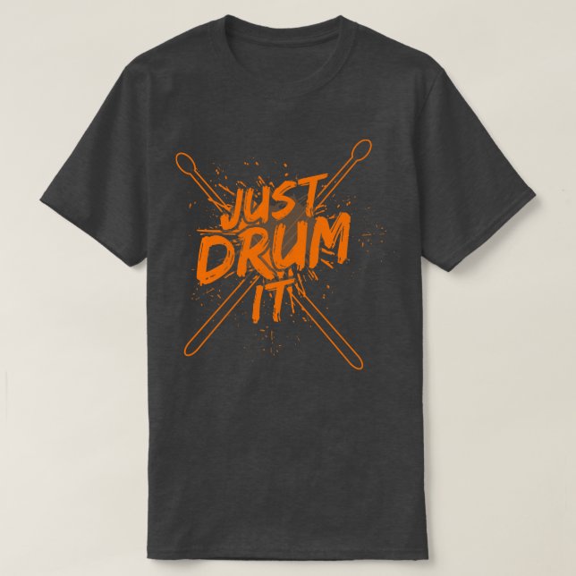 Camiseta Drummer Drumms Drumsticks Equipo para músico 3 (Diseño del anverso)
