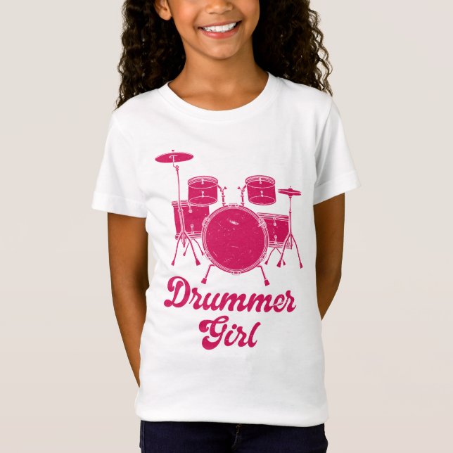 Camiseta Drummer Drums Drumsticks (Anverso)