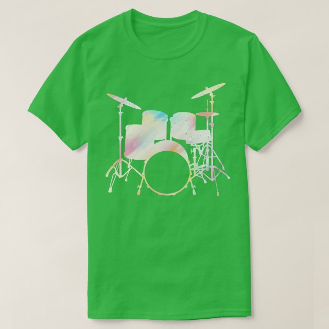 Camiseta Drummer Drums Drumsticks Equipo de músico 7 (Diseño del anverso)