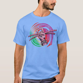 Camiseta Drummer Drums Drumsticks Equipo para músico 8