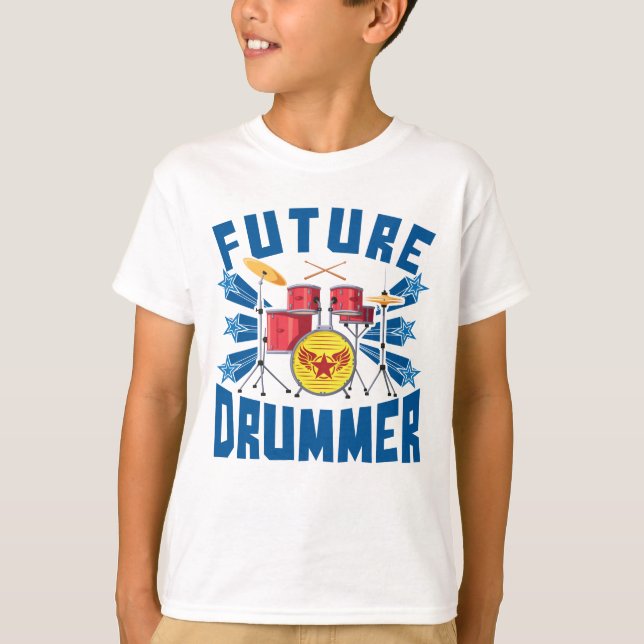 Camiseta Drummer futuro (Anverso)