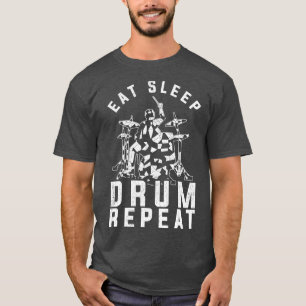 Camiseta Drummer Gift Rock Music Drumsticks