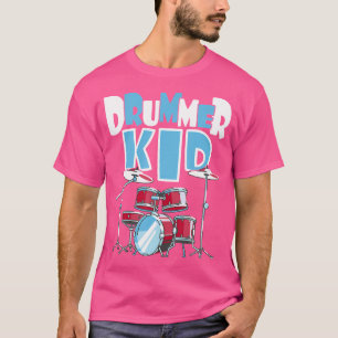 Camiseta Drummer Kid - Gracioso percusionista músico