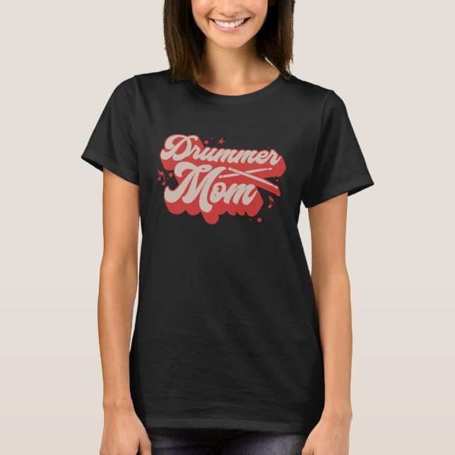 Camiseta Drummer Mom (Anverso)