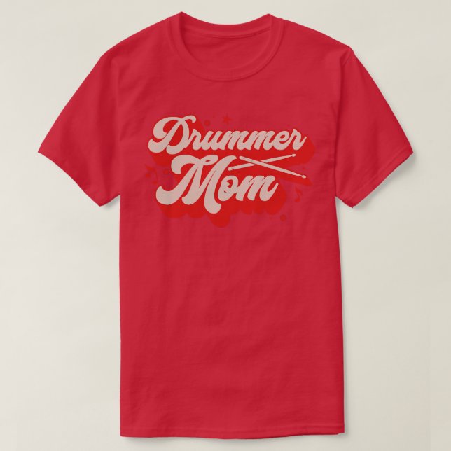 Camiseta Drummer Mom (Diseño del anverso)