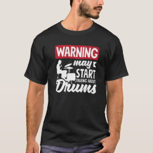 Camiseta Drummer Musician Drum Lover Premium