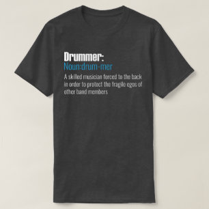 Camiseta Drummer: Noun