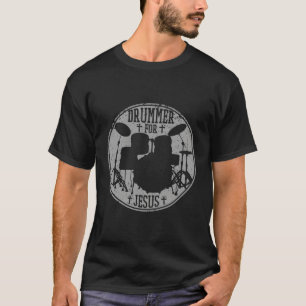 Camiseta Drummer Para Jesús Amor Música Drum Christi
