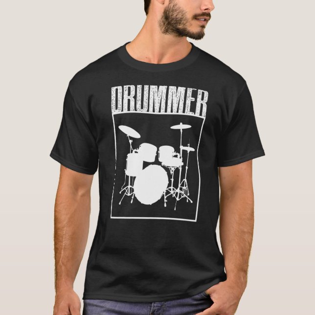 Camiseta Drummer percussionista (Anverso)