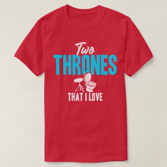 Camiseta Drummer Two Thrones que amo (Diseño del anverso)