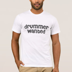 Camiseta Drummer Wanted T-shirt