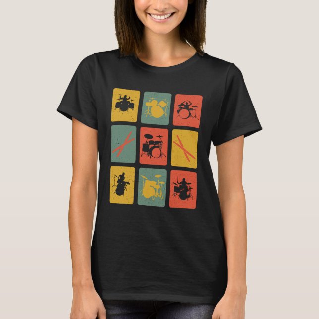 Camiseta Drummers Drum Musical Instrumental Drum Player (Anverso)