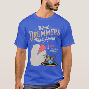 Camiseta Drummershink sobre el instrumento musical de bater