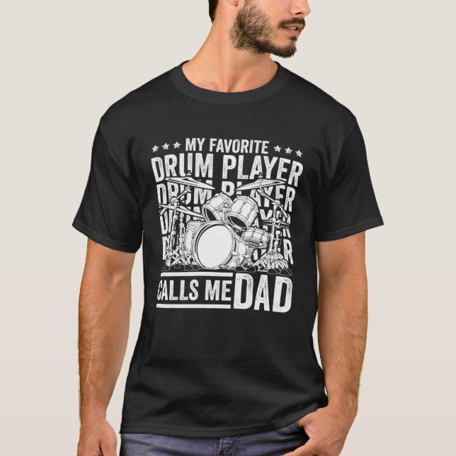 Camiseta Drumming Player Apparel Drummer Quote Drumset for  (Anverso)